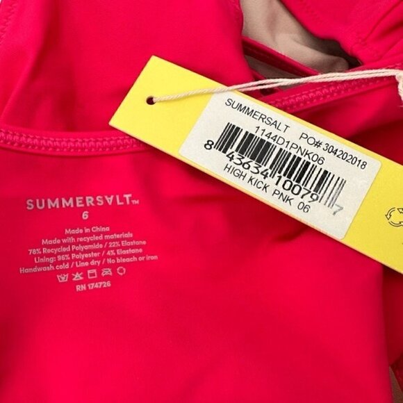 Summersalt Pink One Piece Swimsuit - Picture 2 of 5